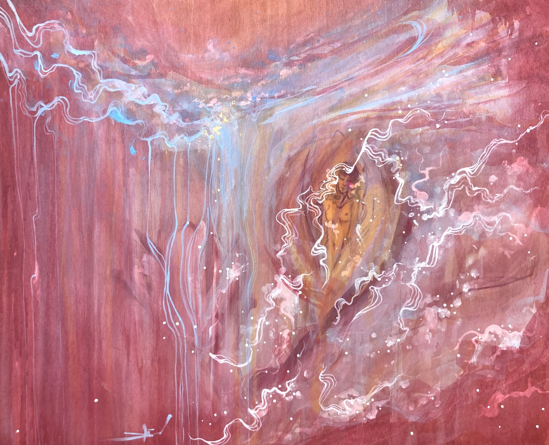Magnolie, 60 x 50 cm, 6 000 Kč
